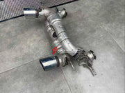 Forza Performance Aggressive sporty sound VALVED EXHAUST CATBACK MUFFLER for MASERATI MC20 2020+ 3.0T

Valved exhaust, meaning that has remote, controlled valves - allowing a switch between an aggressive loud sports sound and a sound that is closer to the OEM sound

Set includes:

Catbacks
Center Pipes
Exhaust Tips
Mufflers with valves

Factory exhaust tips must be reused

Material: Stainless steel ( for an extra cost we can make titanium )

Optional: We can offer downpipe and catless downpipe

Production t