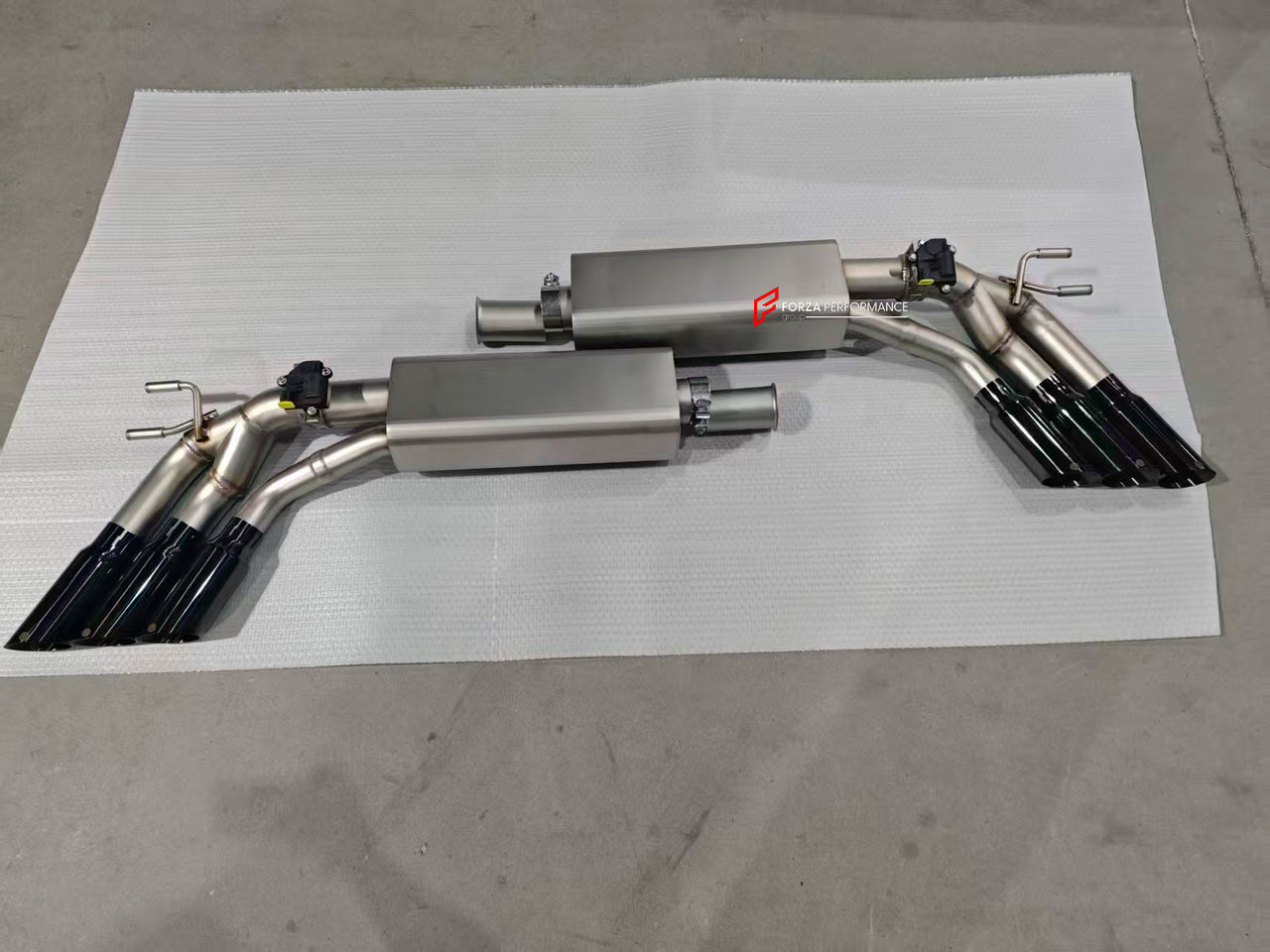 VALVED EXHAUST CATBACK MUFFLER for MERCEDES BENZ G CLASS W465 G63 AMG 2024+

Set includes:

Mufflers with Valves
Valve control box with remote control (you may also reuse your factory exhaust valve motors)

Material: Stainless steel (for an extra cost we can make titanium)

NOTE: Professional installation is required.

CONTACT US FOR PRICING

Payment ►
Visa

Mastercard

PayPal with a credit card (add 4.4% at checkout)
Payoneer
Cryptocurrency
Shipment ►
By express DHL/UPS/TNT/FedEx
To the local international