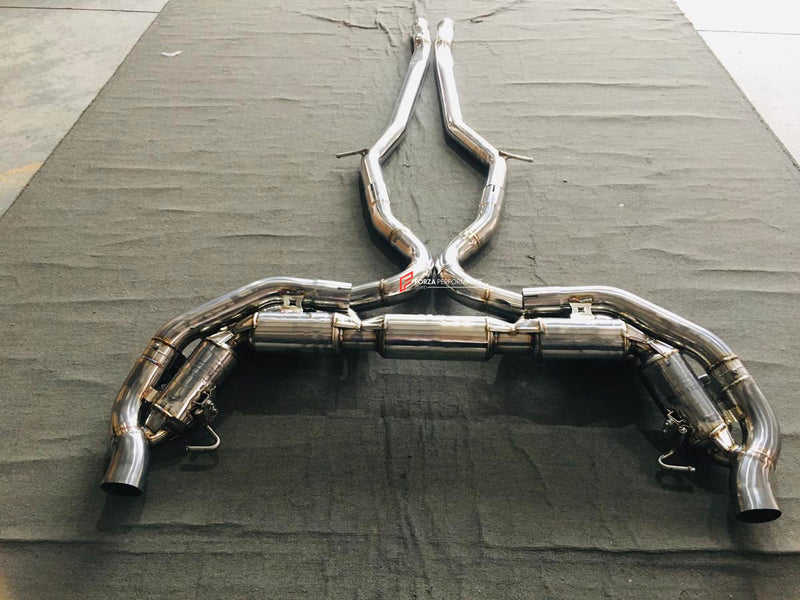 VALVED EXHAUST CATBACK MUFFLER for MERCEDES-BENZ S CLASS COUPE C217 S550 4.7T 2015 - 2017