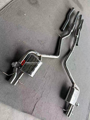 VALVED EXHAUST CATBACK MUFFLER for MERCEDES BENZ S CLASS W223 S500 4MATIC 3.0T 2020 - 2026 FORZA PERFORMANCE Custom Fit

Set includes:

Center Pipes
Modular Resonator Section (straight-pipe for a louder tone or resonated for a quieter cabin — your choice)
Mufflers with Valves
Electronic Valve Actuators
Material: Stainless Steel (Can be made of Titanium)

Production time: 10–15 days
