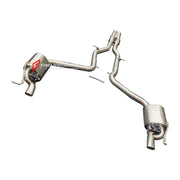 VALVED EXHAUST CATBACK MUFFLER for MERCEDES BENZ W218 CLS350 3.5T 2011 - 2014

Valved exhaust, meaning that has remote, controlled valves - allowing a switch between an aggressive loud sports sound and a sound that is closer to the OEM sound

Set includes:

Resoanted Center Pipes

Valved Bypass Mufflers


Factory exhaust tips must be reused

Material: Stainless steel (can be made in Titanium)

Optional: We can offer downpipe and catless downpipe

Production time: 15 days

FEATURES:

Engineered Digital proto