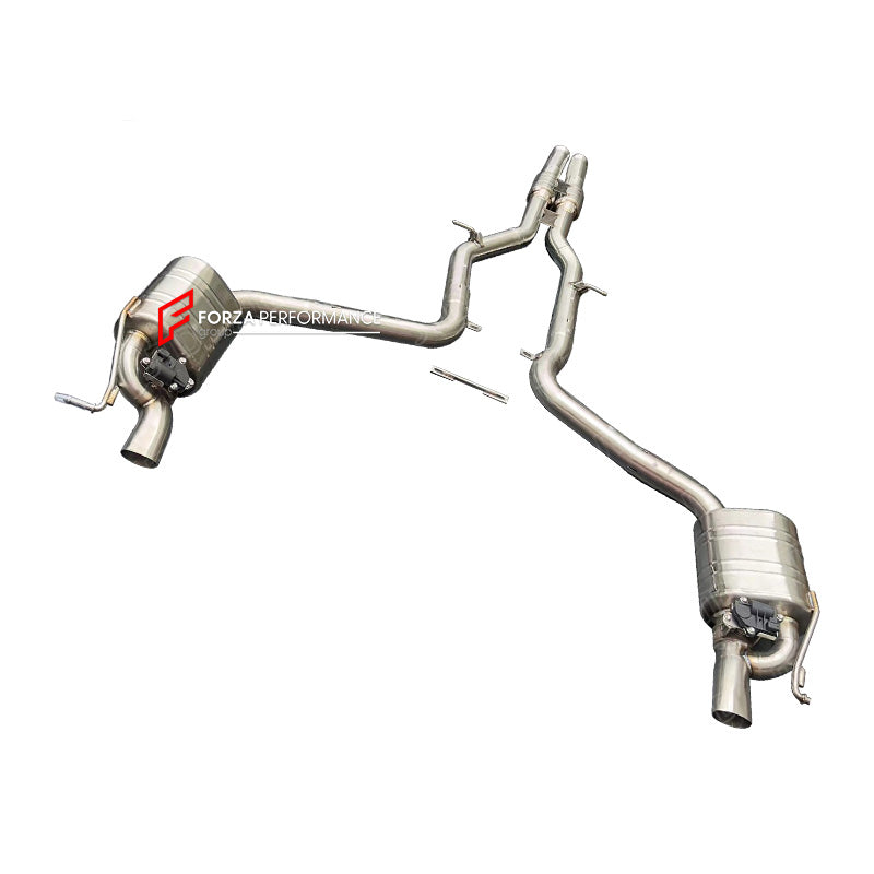 VALVED EXHAUST CATBACK MUFFLER for MERCEDES BENZ W218 CLS350 3.5T 2011 - 2014

Valved exhaust, meaning that has remote, controlled valves - allowing a switch between an aggressive loud sports sound and a sound that is closer to the OEM sound

Set includes:

Resoanted Center Pipes

Valved Bypass Mufflers


Factory exhaust tips must be reused

Material: Stainless steel (can be made in Titanium)

Optional: We can offer downpipe and catless downpipe

Production time: 15 days

FEATURES:

Engineered Digital proto