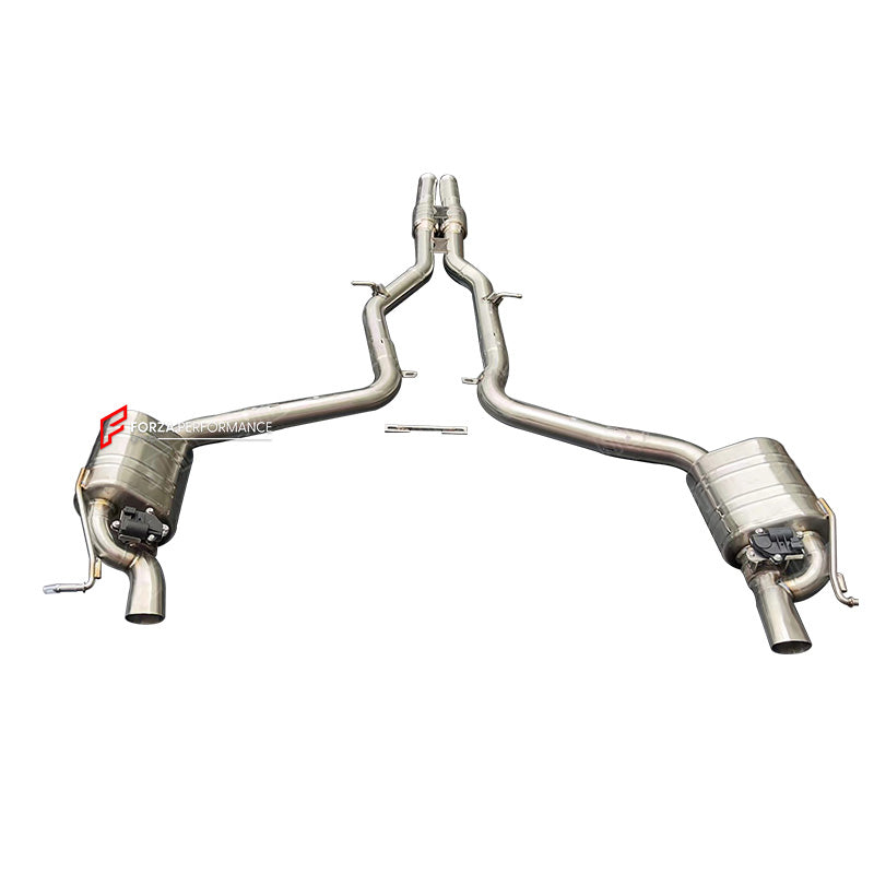 VALVED EXHAUST CATBACK MUFFLER for MERCEDES BENZ W218 CLS350 3.5T 2011 - 2014

Valved exhaust, meaning that has remote, controlled valves - allowing a switch between an aggressive loud sports sound and a sound that is closer to the OEM sound

Set includes:

Resoanted Center Pipes

Valved Bypass Mufflers


Factory exhaust tips must be reused

Material: Stainless steel (can be made in Titanium)

Optional: We can offer downpipe and catless downpipe

Production time: 15 days

FEATURES:

Engineered Digital proto