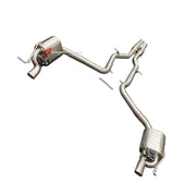 VALVED EXHAUST CATBACK MUFFLER for MERCEDES BENZ W218 CLS350 3.5T 2011 - 2014

Valved exhaust, meaning that has remote, controlled valves - allowing a switch between an aggressive loud sports sound and a sound that is closer to the OEM sound

Set includes:

Resoanted Center Pipes

Valved Bypass Mufflers


Factory exhaust tips must be reused

Material: Stainless steel (can be made in Titanium)

Optional: We can offer downpipe and catless downpipe

Production time: 15 days

FEATURES:

Engineered Digital proto