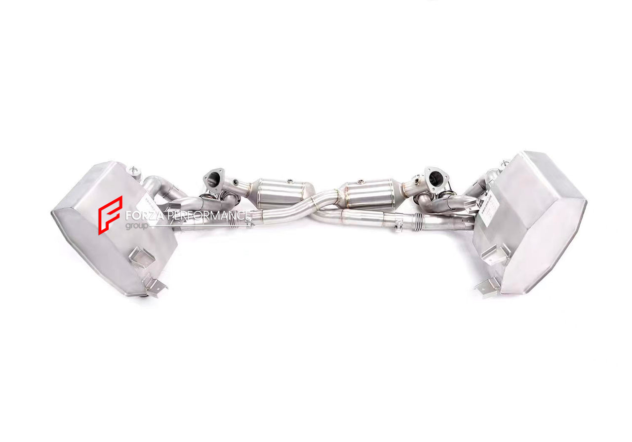 VALVED EXHAUST CATBACK MUFFLER for PORSCHE 911 997.1 3.6T CARRERA CARRERA 4 2005 - 2008

Valved exhaust, meaning that has remote, controlled valves - allowing a switch between an aggressive loud sports sound and a sound that is closer to the OEM sound

Set includes:

Catalytic Covnerter Pipes
Valved Bypass Mufflers
Exhaust Tips

Factory exhaust tips must be reused

Material: Stainless Steel (can be made in titanium)

Optional: We can offer downpipe and catless downpipe

Production time: 15 days

FEATURES:

