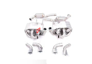 VALVED EXHAUST CATBACK MUFFLER for PORSCHE 911 997.1 3.6T CARRERA CARRERA 4 2005 - 2008

Valved exhaust, meaning that has remote, controlled valves - allowing a switch between an aggressive loud sports sound and a sound that is closer to the OEM sound

Set includes:

Catalytic Covnerter Pipes
Valved Bypass Mufflers
Exhaust Tips

Factory exhaust tips must be reused

Material: Stainless Steel (can be made in titanium)

Optional: We can offer downpipe and catless downpipe

Production time: 15 days

FEATURES:

