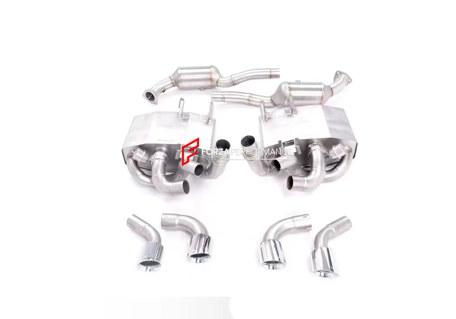 VALVED EXHAUST CATBACK MUFFLER for PORSCHE 911 997.1 3.6T CARRERA CARRERA 4 2005 - 2008

Valved exhaust, meaning that has remote, controlled valves - allowing a switch between an aggressive loud sports sound and a sound that is closer to the OEM sound

Set includes:

Catalytic Covnerter Pipes
Valved Bypass Mufflers
Exhaust Tips

Factory exhaust tips must be reused

Material: Stainless Steel (can be made in titanium)

Optional: We can offer downpipe and catless downpipe

Production time: 15 days

FEATURES:

