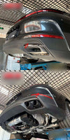 VALVED EXHAUST CATBACK MUFFLER for PORSCHE PANAMERA 976 2.9T 2024+

Set includes:

Center Pipes
Mufflers with valves
Exhaust tips

Material: Stainless Steel (we can also make Titanium by request)

Optional: We can offer downpipe and catless downpipe

Production time: 10 days

FEATURES:
Engineered Digital prototyping using 3D CAD design software, each car model chassis has been 3D laser scanned in the factory
Factory run all test cars on Italian 1200HP Dyno machine, to make the best performance design of exh