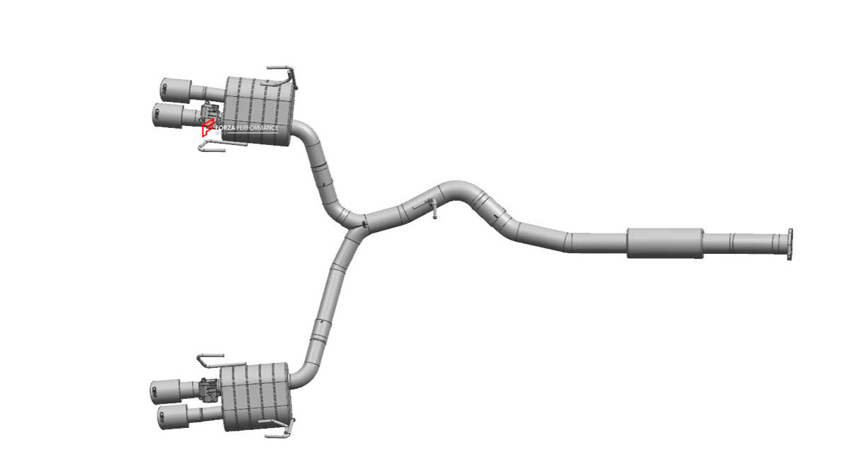 VALVED EXHAUST CATBACK MUFFLER for SUBARU WRX VB 2.4T 2022 + FORZA PERFORMANCE Custom Fit

Set includes:

Center Pipe with Resonator
Left Valved Bypass Muffler with Exhaust Tips
Right Valved Bypass Muffler with Exhaust Tips
Electronic Valve Actuators
Valve Control Box with Remote Control (you may also reuse your factory exhaust valve motors)
Material: Stainless Steel (Can be made of Titanium)

Production time: 10-15 days
