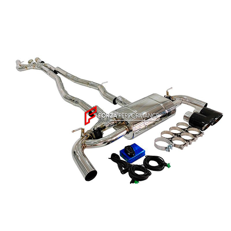 Forza Performance Aggressive sporty sound TOYOTA SUPRA A90 B58 3.0T 2019+

Valved exhaust, meaning that has remote, controlled valves - allowing a switch between an aggressive loud sports sound and a sound that is closer to the OEM sound

Set includes:

Mid Pipes

Valved Bypass Muffler
Exhaust Tips
Electronic Remote Valve Control

Material: Titanium (can be made in Stainless Steel)

Optional: We can offer downpipe and catless downpipe

Production time: 15 days

FEATURES:

Engineered Digital prototyping usin
