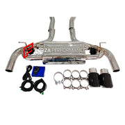 Forza Performance Aggressive sporty sound TOYOTA SUPRA A90 B58 3.0T 2019+

Valved exhaust, meaning that has remote, controlled valves - allowing a switch between an aggressive loud sports sound and a sound that is closer to the OEM sound

Set includes:

Mid Pipes

Valved Bypass Muffler
Exhaust Tips
Electronic Remote Valve Control

Material: Titanium (can be made in Stainless Steel)

Optional: We can offer downpipe and catless downpipe

Production time: 15 days

FEATURES:

Engineered Digital prototyping usin