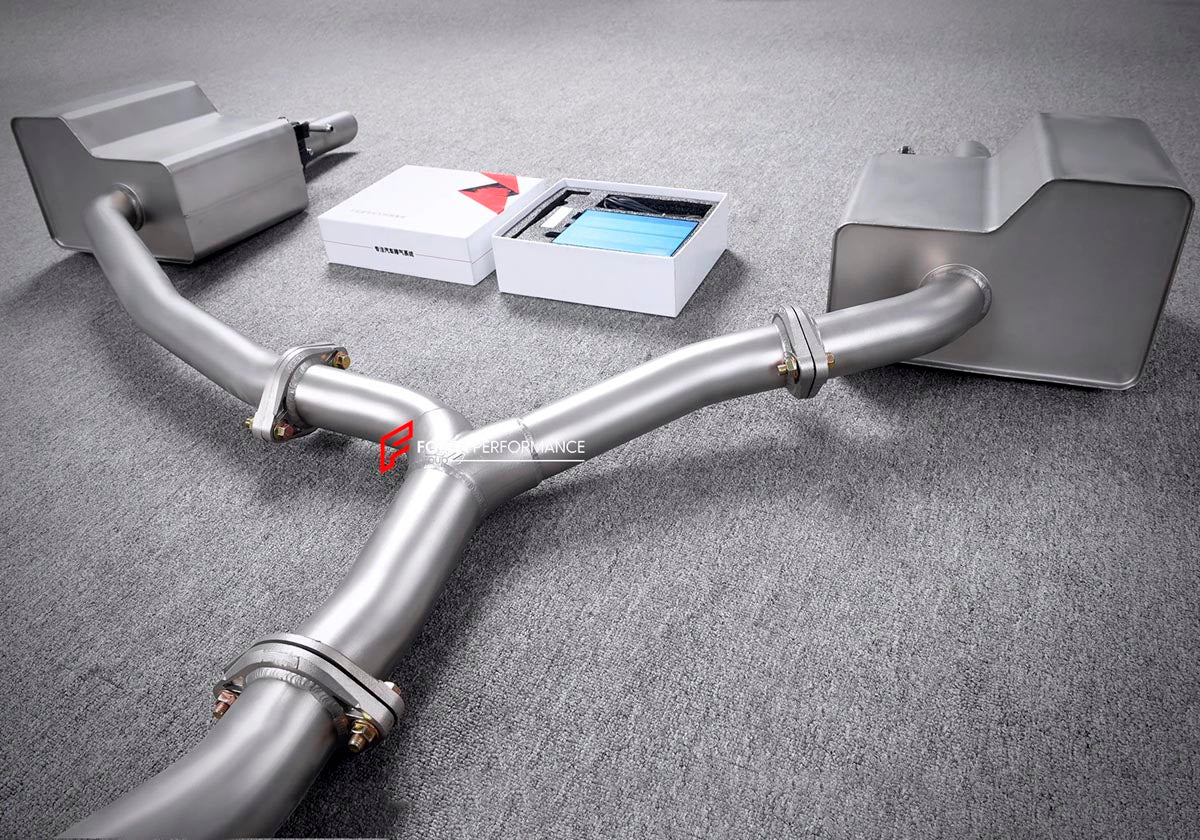 VALVED EXHAUST CATBACK MUFFLER QUAD TIPS for AUDI A4 B8 A4L 1.8T 2008 - 2016 FORZA PERFORMANCE Custom Fit

Set includes:

Center Pipes
Muffler with Valves
Exhaust Tips
Valve Control Box with Remote Control (you may also reuse your factory exhaust valve motors)
Material: Stainless Steel

Production time: 10–15 days