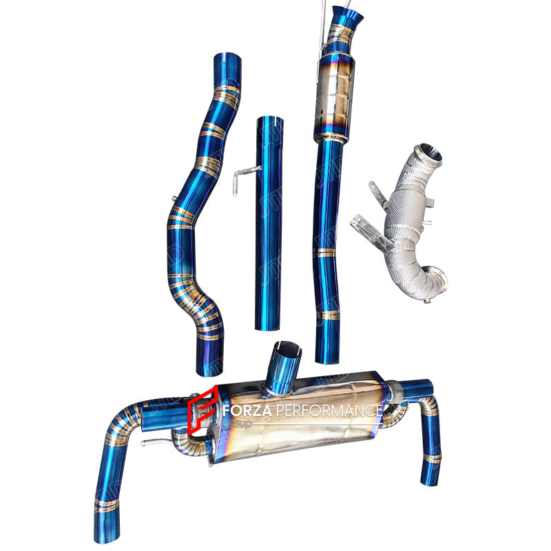 VALVED EXHAUST CATBACK with DOWNPIPE for MERCEDES BENZ AMG W118 FACELIFT CLA45S 2.0T M139 2024+

Set includes:

High Flow Downpipe
Midpipe with Resonater
Valved Bypass Muffler


Factory Exhaust Tips must be reused

Material: Titanium / Stainless Steel

Optional: We can offer downpipe and catless downpipe

NOTE: Professional installation is required.

Why “Contact Us for Pricing”?

We don’t display fixed prices because our goal is to offer you the most competitive deal possible. Product costs often decrease 