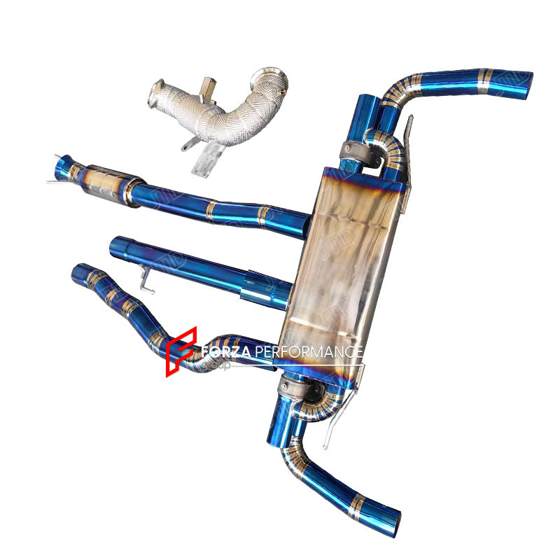 VALVED EXHAUST CATBACK with DOWNPIPE for MERCEDES BENZ AMG W118 FACELIFT CLA45S 2.0T M139 2024+

Set includes:

High Flow Downpipe
Midpipe with Resonater
Valved Bypass Muffler


Factory Exhaust Tips must be reused

Material: Titanium / Stainless Steel

Optional: We can offer downpipe and catless downpipe

NOTE: Professional installation is required.

Why “Contact Us for Pricing”?

We don’t display fixed prices because our goal is to offer you the most competitive deal possible. Product costs often decrease 