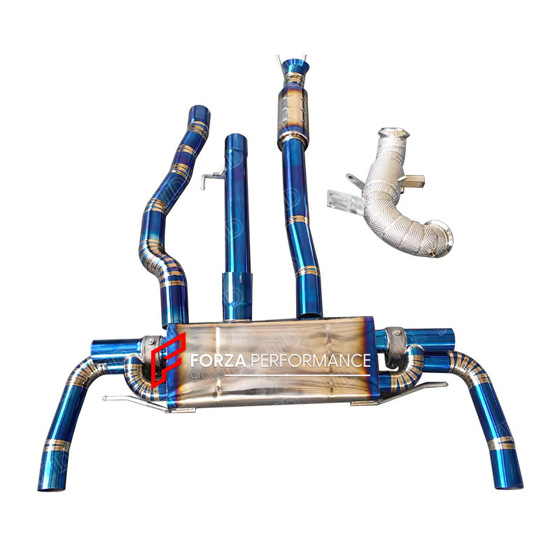 VALVED EXHAUST CATBACK with DOWNPIPE for MERCEDES BENZ AMG W118 FACELIFT CLA45S 2.0T M139 2024+

Set includes:

High Flow Downpipe
Midpipe with Resonater
Valved Bypass Muffler


Factory Exhaust Tips must be reused

Material: Titanium / Stainless Steel

Optional: We can offer downpipe and catless downpipe

NOTE: Professional installation is required.

Why “Contact Us for Pricing”?

We don’t display fixed prices because our goal is to offer you the most competitive deal possible. Product costs often decrease 
