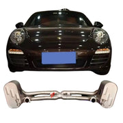 VALVED EXHAUST CATBACK MUFFLER for PORSCHE 911 997.1 3.6 2005 - 2008 FORZA PERFORMANCE Custom Fit

Set includes:

Center Pipes
Muffler with Valves
Exhaust Tips
Valve Control Box with Remote Control (you may also reuse your factory exhaust valve motors)
Material: Stainless Steel

Production time: 10-15 days