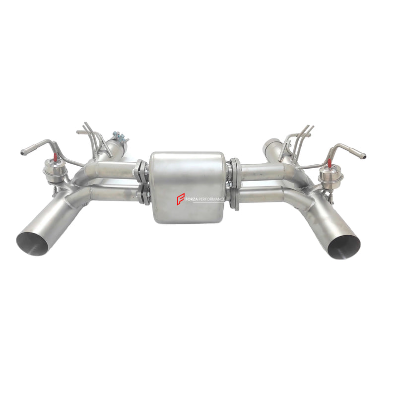 VALVED EXHAUST CATBACK MUFFLER for FERRARI F8 3.9T 2019 - 2022