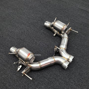 VALVED EXHAUST REAR SECTION MUFFLER for FERRARI 296 GTB GTS V6 3.0T 2021 + FORZA PERFORMANCE Custom Fit

Set includes:

Left Valved Bypass Muffler
Right Valved Bypass Muffler
Electronic Valve Actuators
Valve Control Box with Remote Control (you may also reuse your factory exhaust valve motors)
Material: Stainless Steel (Can be made of Titanium)

Production time: 10-15 days
