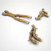 EXHAUST CATBACK MUFFLER for FERRARI PUROSANGUE V12 6.5 2023+

Set includes:

Middle X Pipe
Valved Bypass Pipes with Exhaust Tips
Electronic Valve Actuators
Material: Stainless Steel (Can be made of Titanium)

Production time: 10-15 days