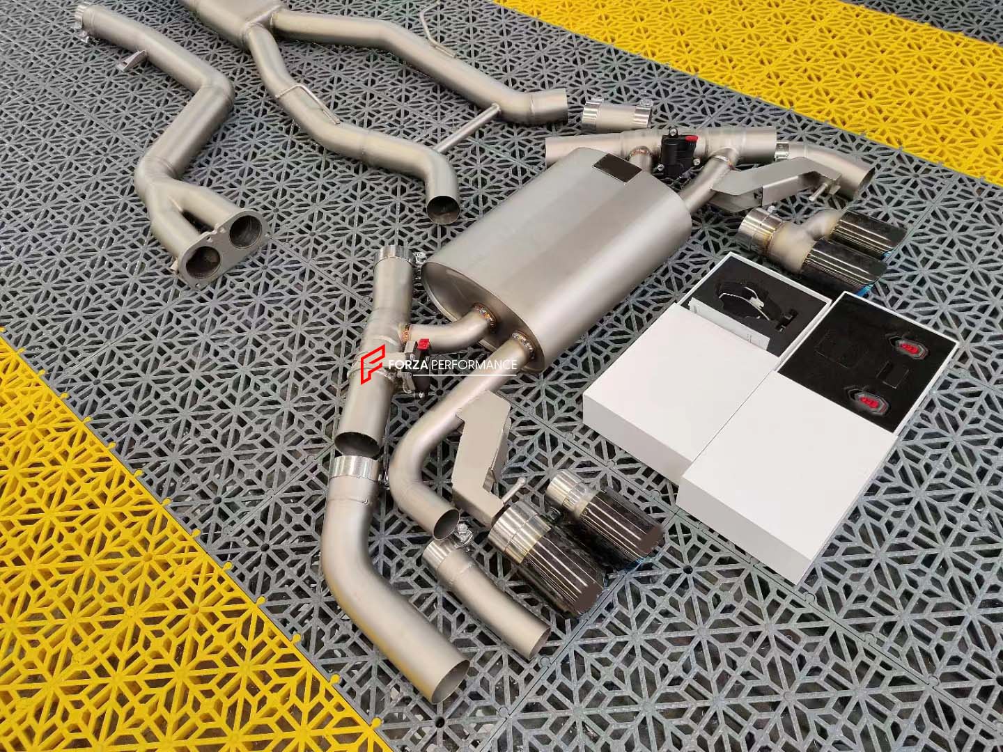 VALVED EXHAUST CATBACK MUFFLER FOR BMW X4 G02 LCI 3.0 2021+