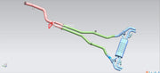 VALVED EXHAUST SYSTEM for BMW X7 G07 2024 3.0T  Set includes:  Center Pipes Mufflers with valves Exhaust tips