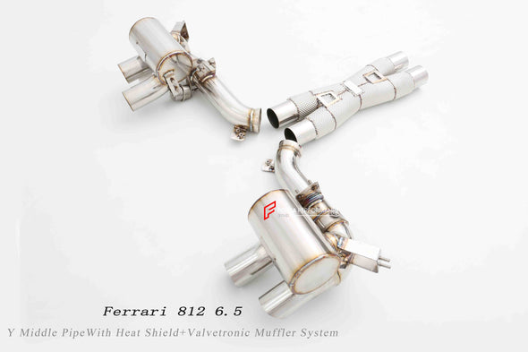 VALVED EXHAUST SYSTEM FOR FERRARI 812 SUPERFAST 6.5 2017+