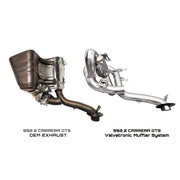 VALVED EXHAUST SYSTEM for PORSCHE 911 992.2 CARRERA GTS 3.6T 2024 + FORZA PERFORMANCE Custom Fit

Set includes:

Downpipe
Valved Bypass Muffler with Exhaust Tips
Electronic Valve Actuators
Valve Control Box with Remote Control (you may also reuse your factory exhaust valve motors)
Material: Stainless Steel (Can be made of Titanium)

Production time: 10-15 days
