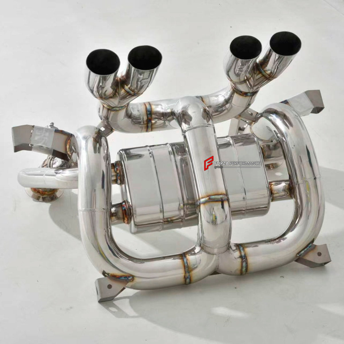 EXHAUST CATBACK MUFFLER for Lamborghini 6.5 2023+

Set includes:

Exhaust Pipe
Mufflers with Valve
Catless Downpipe with Quantum Ceramic Coating
Material: Titanium (Can be made of Stainless Steel)

Production time: 10–15 days

Why “Contact Us for Pricing”?
We don’t display fixed prices because our goal is to offer you the most competitive deal possible. Product costs often decrease over time, and by requesting a quote, you’ll receive our most up-to-date price on market.

FEATURES:

Engineered through digita