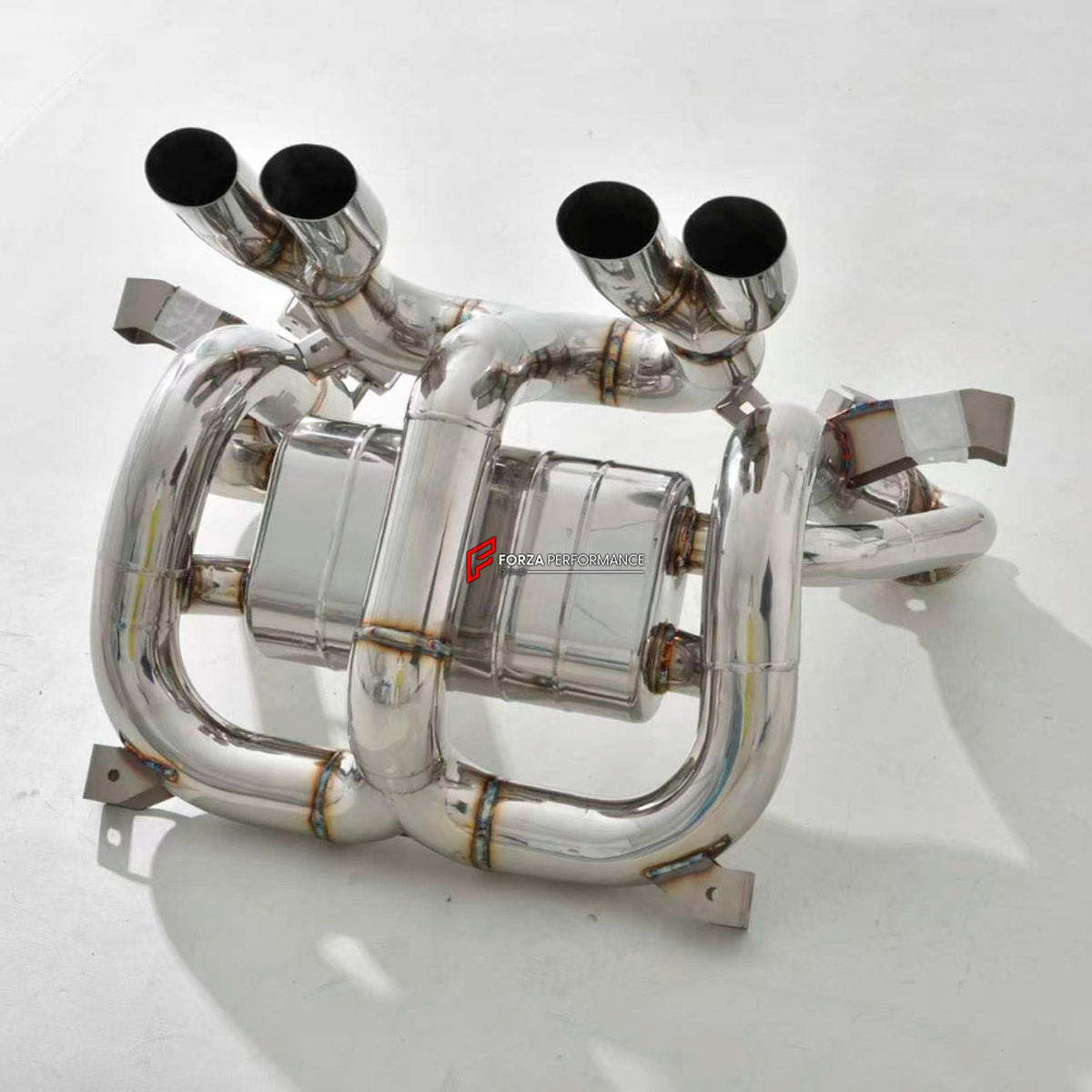 EXHAUST CATBACK MUFFLER for Lamborghini 6.5 2023+

Set includes:

Exhaust Pipe
Mufflers with Valve
Catless Downpipe with Quantum Ceramic Coating
Material: Titanium (Can be made of Stainless Steel)

Production time: 10–15 days

Why “Contact Us for Pricing”?
We don’t display fixed prices because our goal is to offer you the most competitive deal possible. Product costs often decrease over time, and by requesting a quote, you’ll receive our most up-to-date price on market.

FEATURES:

Engineered through digita
