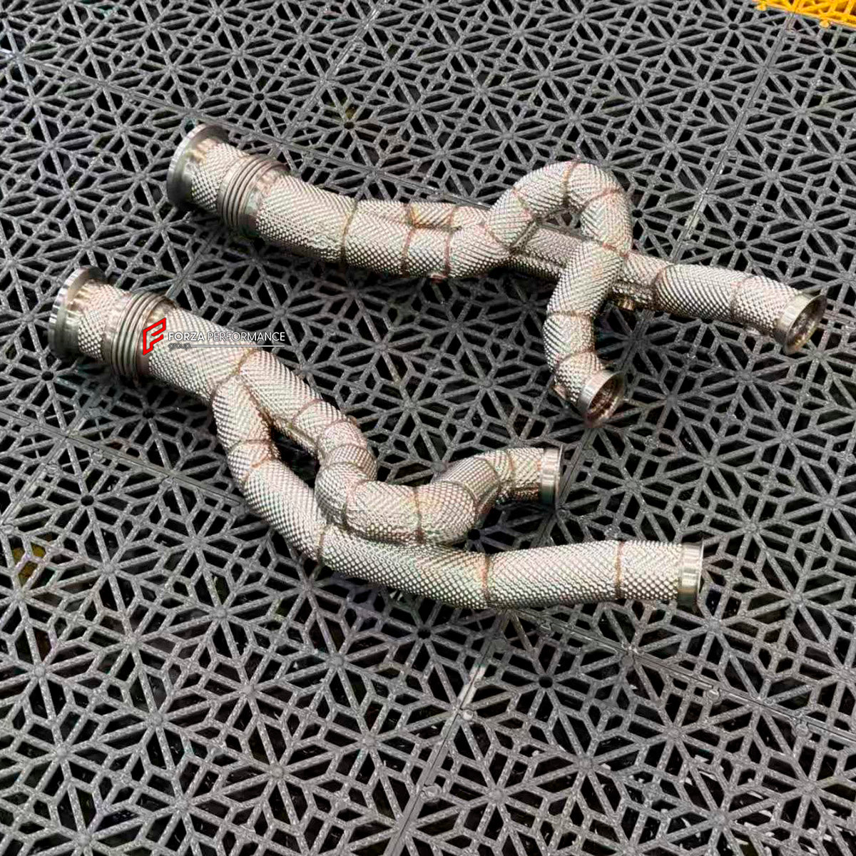 EXHAUST CATBACK MUFFLER for Lamborghini 6.5 2023+

Set includes:

Exhaust Pipe
Mufflers with Valve
Catless Downpipe with Quantum Ceramic Coating
Material: Titanium (Can be made of Stainless Steel)

Production time: 10–15 days

Why “Contact Us for Pricing”?
We don’t display fixed prices because our goal is to offer you the most competitive deal possible. Product costs often decrease over time, and by requesting a quote, you’ll receive our most up-to-date price on market.

FEATURES:

Engineered through digita
