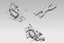VALVED EXHAUST CATBACK MUFFLER WITH MIDDLE X PIPE for FERRARI 12 CILINDRI V12 6.5 2024+ FORZA PERFORMANCE Custom Fit

Set includes:

Middle X Pipe
Left Valved Bypass Muffler with Exhaust Tips
Right Valved Bypass Muffler with Exhaust Tips
Electronic Valve Actuators
Material: Stainless Steel (Can be made of Titanium)

Production time: 10-15 days
