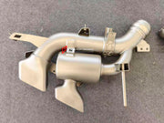 VALVED EXHAUST CATBACK MUFFLER WITH MIDDLE X PIPE for FERRARI 12 CILINDRI V12 6.5 2024+ FORZA PERFORMANCE Custom Fit

Set includes:

Middle X Pipe
Left Valved Bypass Muffler with Exhaust Tips
Right Valved Bypass Muffler with Exhaust Tips
Electronic Valve Actuators
Material: Stainless Steel (Can be made of Titanium)

Production time: 10-15 days
