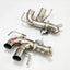 VALVED EXHAUST SYSTEM STRAIGHT PIPES WITH Z FRONT PIPE for FERRARI ROMA V8 3.9T 2020+ FORZA PERFORMANCE Custom Fit

Set includes:

Z Front Pipe
Straight Pipes
Valves
Material: Stainless Steel (Can be made of Titanium)

Production time: 10-15 days

