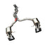 VALVED MUFFLER EXHAUST CATBACK for AUDI RS6 RS7 C8 4.0T TFSI 2019+

Valved exhaust has remote controlled valves - allowing a switch between an aggressive loud sports sound and a sound that is closer to the OEM sound

Set includes:

Mid PipeS with X Pipe

Valved Mufflers

Exhaust Tips


Material: Stainless Steel (can be made in Titanium)

Optional: We can offer downpipe and catless downpipe

NOTE: Professional installation is required.

Why “Contact Us for Pricing”?

We don’t display fixed prices because our