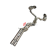 VALVED MUFFLER EXHAUST CATBACK for AUDI RS6 RS7 C8 4.0T TFSI 2019+

Valved exhaust has remote controlled valves - allowing a switch between an aggressive loud sports sound and a sound that is closer to the OEM sound

Set includes:

Mid PipeS with X Pipe

Valved Mufflers

Exhaust Tips


Material: Stainless Steel (can be made in Titanium)

Optional: We can offer downpipe and catless downpipe

NOTE: Professional installation is required.

Why “Contact Us for Pricing”?

We don’t display fixed prices because our