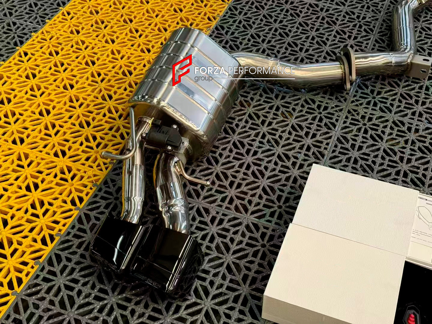 VALVED MUFFLER EXHAUST CATBACK for MERCEDES BENZ AMG CLS63 W218 FACELIFT 2015 - 2018