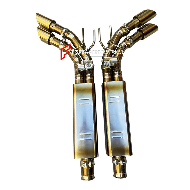 VALVED MUFFLER EXHAUST CATBACK for MERCEDES BENZ AMG G63 W465 4.0T 2025+

Set includes:

Valved Bypass Muffler

Exhaust Tips
Electronic Remote Valve Control

Material: Titanium / Stainless Steel

Optional:We can offer downpipe and catless downpipe

NOTE: Professional installation is required.

Why “Contact Us for Pricing”?

We don’t display fixed prices because our goal is to offer you the most competitive deal possible. Product costs often decrease over time, and by requesting a quote, you’ll receive our m