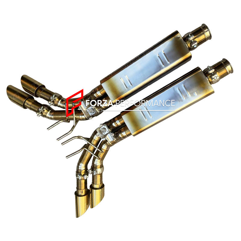 VALVED MUFFLER EXHAUST CATBACK for MERCEDES BENZ AMG G63 W465 4.0T 2025+

Set includes:

Valved Bypass Muffler

Exhaust Tips
Electronic Remote Valve Control

Material: Titanium / Stainless Steel

Optional:We can offer downpipe and catless downpipe

NOTE: Professional installation is required.

Why “Contact Us for Pricing”?

We don’t display fixed prices because our goal is to offer you the most competitive deal possible. Product costs often decrease over time, and by requesting a quote, you’ll receive our m