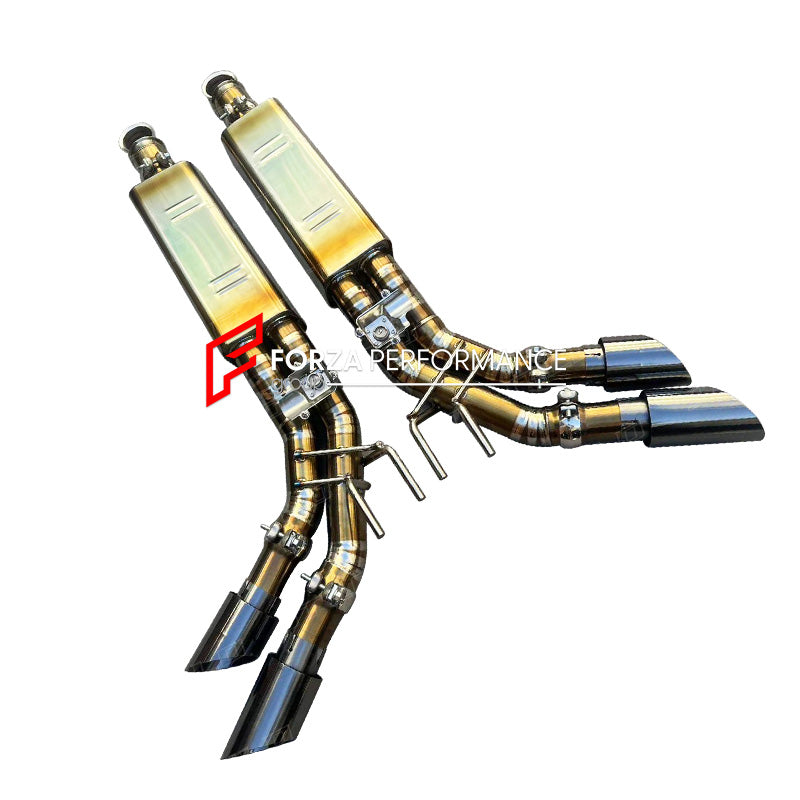 VALVED MUFFLER EXHAUST CATBACK for MERCEDES BENZ AMG G63 W465 4.0T 2025+

Set includes:

Valved Bypass Muffler

Exhaust Tips
Electronic Remote Valve Control

Material: Titanium / Stainless Steel

Optional:We can offer downpipe and catless downpipe

NOTE: Professional installation is required.

Why “Contact Us for Pricing”?

We don’t display fixed prices because our goal is to offer you the most competitive deal possible. Product costs often decrease over time, and by requesting a quote, you’ll receive our m