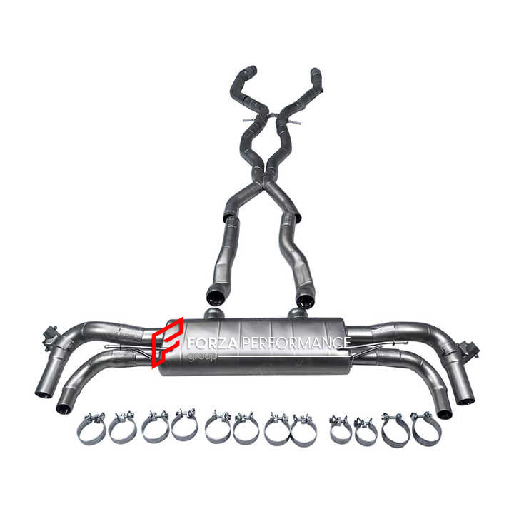 VALVED MUFFLER EXHAUST CATBACK for MERCEDES BENZ W166 GLE63S 5.5T 2016-2019

Valved exhaust has remote controlled valves - allowing a switch between an aggressive loud sports sound and a sound that is closer to the OEM sound

Set includes:

Center Pipes with X Pipe
Valved Muffler

Factory exhaust tips must be reused

Material: Stainless steel (for an extra cost we can make titanium)

Optional:&nbsp;We can offer downpipe and catless downpipe

NOTE: Professional installation is required.

Why “Contact Us for 