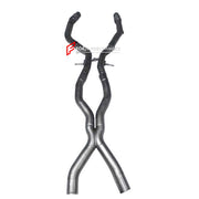 VALVED MUFFLER EXHAUST CATBACK for MERCEDES BENZ W166 GLE63S 5.5T 2016-2019

Valved exhaust has remote controlled valves - allowing a switch between an aggressive loud sports sound and a sound that is closer to the OEM sound

Set includes:

Center Pipes with X Pipe
Valved Muffler

Factory exhaust tips must be reused

Material: Stainless steel (for an extra cost we can make titanium)

Optional:&nbsp;We can offer downpipe and catless downpipe

NOTE: Professional installation is required.

Why “Contact Us for 