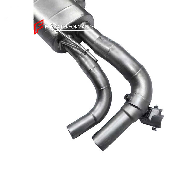 VALVED MUFFLER EXHAUST CATBACK for MERCEDES BENZ W166 GLE63S 5.5T 2016-2019

Valved exhaust has remote controlled valves - allowing a switch between an aggressive loud sports sound and a sound that is closer to the OEM sound

Set includes:

Center Pipes with X Pipe
Valved Muffler

Factory exhaust tips must be reused

Material: Stainless steel (for an extra cost we can make titanium)

Optional:&nbsp;We can offer downpipe and catless downpipe

NOTE: Professional installation is required.

Why “Contact Us for 