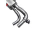 VALVED MUFFLER EXHAUST CATBACK for MERCEDES BENZ W166 GLE63S 5.5T 2016-2019

Valved exhaust has remote controlled valves - allowing a switch between an aggressive loud sports sound and a sound that is closer to the OEM sound

Set includes:

Center Pipes with X Pipe
Valved Muffler

Factory exhaust tips must be reused

Material: Stainless steel (for an extra cost we can make titanium)

Optional:&nbsp;We can offer downpipe and catless downpipe

NOTE: Professional installation is required.

Why “Contact Us for 