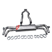 VALVED MUFFLER EXHAUST CATBACK for MERCEDES BENZ W166 GLE63S 5.5T 2016-2019

Valved exhaust has remote controlled valves - allowing a switch between an aggressive loud sports sound and a sound that is closer to the OEM sound

Set includes:

Center Pipes with X Pipe
Valved Muffler

Factory exhaust tips must be reused

Material: Stainless steel (for an extra cost we can make titanium)

Optional:&nbsp;We can offer downpipe and catless downpipe

NOTE: Professional installation is required.

Why “Contact Us for 