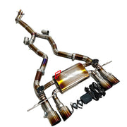 VALVED MUFFLER EXHAUST CATBACK for S58 3.0T M2 G87 M3 G80 M4 82

Valved exhaust has remote controlled valves - allowing a switch between an aggressive loud sports sound and a sound that is closer to the OEM sound

Set includes:

Single Mid Pipe

Valved Bypass Mufflers

Exhaust Tips
Electronic Remote Valve Control

Material: Titanium (can be made in stainless steel)

Optional:&nbsp;We can offer downpipe and catless downpipe

NOTE: Professional installation is required.

Why “Contact Us for Pricing”?

We don’