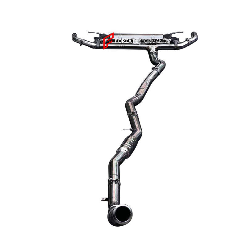 EXHAUST DOWNPIPE for MERCEDES BENZ V167 GLE 450 4MATIC 2019+

Set includes:

Single Midpipe with Flexpipe

Valved Bypass Mufflers


Production time: 15 working days

Material: Stainless Steel (can be made in Titanium)

Optional:&nbsp;We can offer downpipe and catless downpipe

NOTE: Professional installation is required.

FEATURES:

Engineered Digital prototyping using 3D CAD design software, each car model chassis has been 3D laser scanned in the factor
Factory run all test cars on Italian 1200HP Dyno mach