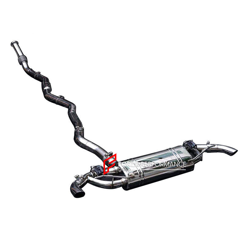 EXHAUST DOWNPIPE for MERCEDES BENZ V167 GLE 450 4MATIC 2019+

Set includes:

Single Midpipe with Flexpipe

Valved Bypass Mufflers


Production time: 15 working days

Material: Stainless Steel (can be made in Titanium)

Optional:&nbsp;We can offer downpipe and catless downpipe

NOTE: Professional installation is required.

FEATURES:

Engineered Digital prototyping using 3D CAD design software, each car model chassis has been 3D laser scanned in the factor
Factory run all test cars on Italian 1200HP Dyno mach