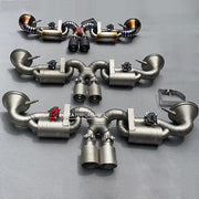 Forza Performance Aggressive sporty sound VALVED MUFFLER EXHAUST SYSTEM for PORSCHE 911 992.1 GT3RS 4.0T 2023+

Valved exhaust, meaning that has remote, controlled valves - allowing a switch between an aggressive loud sports sound and a sound that is closer to the OEM sound

Set includes:

Inlets
Valved Bypass Mufflers
Exhaust Tips
Electronic Valve Remote Control 

Material: Stainless Steel / Titanium

Optional: We can offer downpipe and catless downpipe.

Production time: 15 days

FEATURES:

Engineered Dig