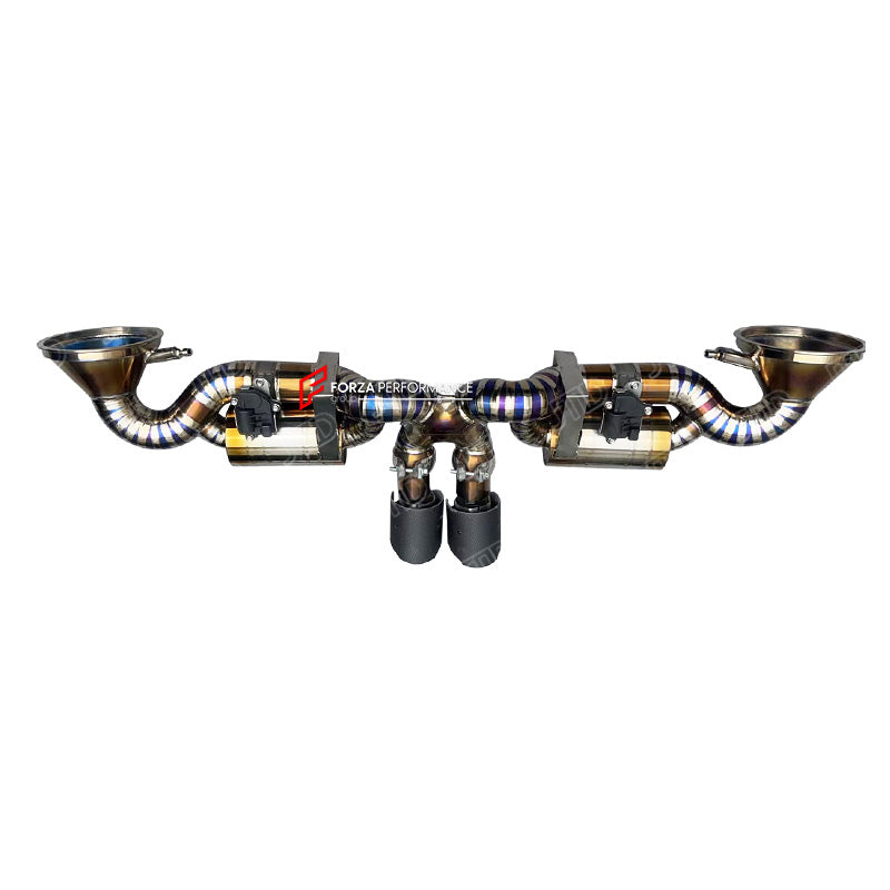 VALVED MUFFLER EXHAUST SYSTEM for PORSCHE 911 992.1 GT3RS 4.0T 2023+