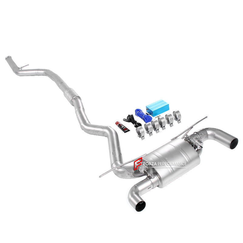 Aggressive Sporty Sound Valved Resonated Exhaust System with Muffler for BMW F32 F33 420i 428i 425i 430i 2013 - 2020 (Engine:2.0)

Set include:

Resonated Mid Pipe
Valved Muffler

Valve Control Box with Remote Control

Material: Stainless Steel

Production time: 15 working days

More options available for an additional EXTRA cost :

DOWNPIPES with HEAT PROTECTION
Can make that catback in Titanium material

NOTE:&nbsp;Professional installation is required

FEATURES:

Engineered Digital prototyping using 3D C